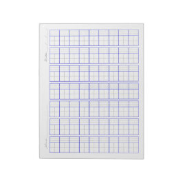 Bloco De Notas Papel de Grade Tianzi Pinyin, Prática de Escrita C