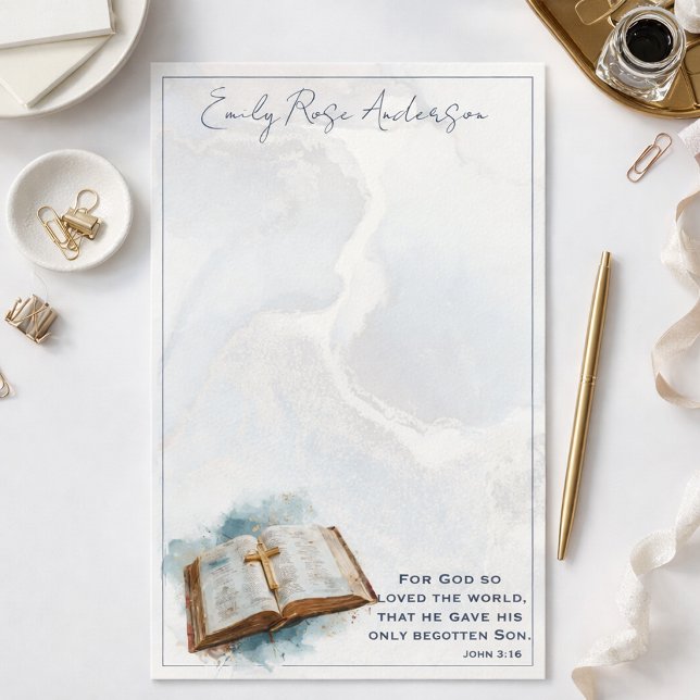 Bloco De Notas Papel de Nota Inspiradora Personalizável (Criador carregado)
