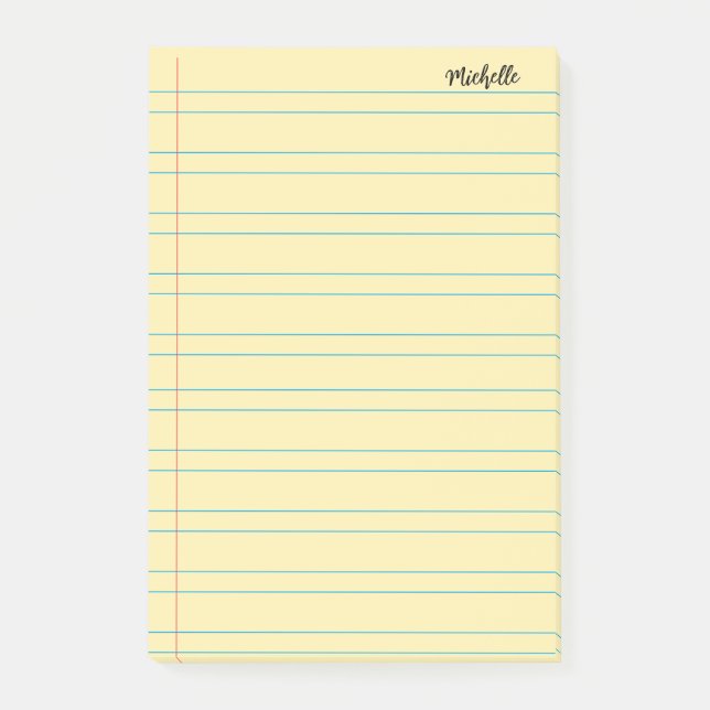 Bloco De Notas Papel de notebook da escola vinculada personalizad (Frente)