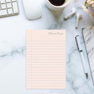 Bloco De Notas Papel de notebook da escola vinculada personalizad
