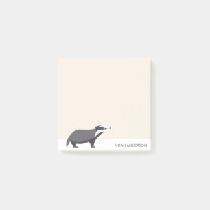 Bloco De Notas Papel de papelaria infantil animal da floresta tex