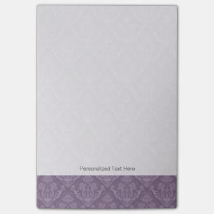 Bloco De Notas Papel de parede floral roxo