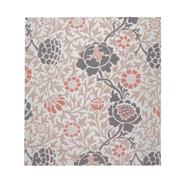 Bloco De Notas Papel de parede Grafton de William Morris  (Frente)