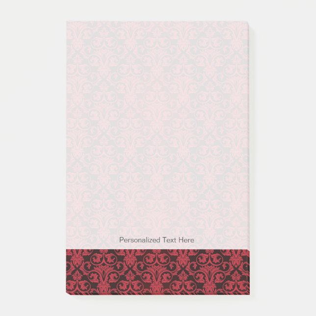 Bloco De Notas Papel de parede vermelho 2 (Frente)