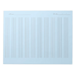Bloco De Notas Papel de pauta musical – Partitura Imprimível