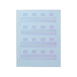 Bloco De Notas Papel de Tabulação para Guitarra – Modelo de Tabla