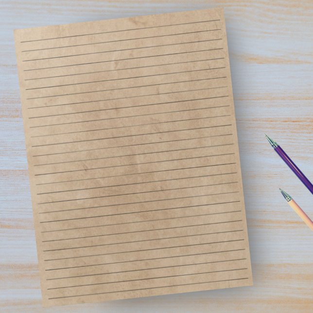 Bloco De Notas Papel em Execução Amplo - Fundo de Papel em Vintag (Criador carregado)