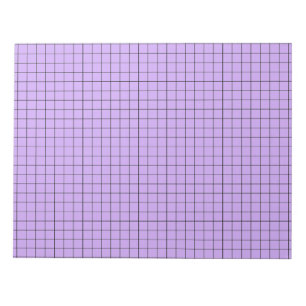 Bloco De Notas Papel Gráfico Grande Roxo