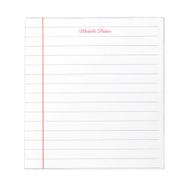 Bloco De Notas Papel Linhado Profissional Simples Minimalista Mod