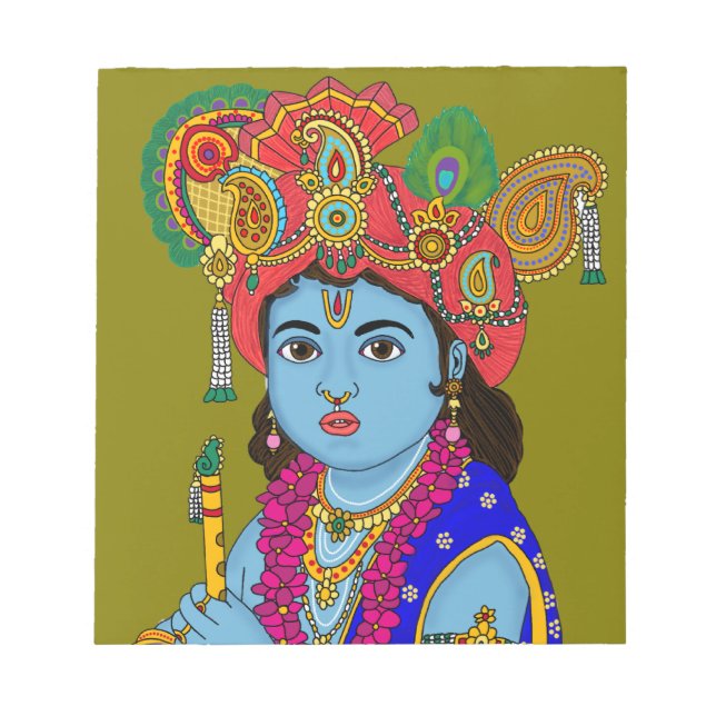 Bloco De Notas Papelaria do Krishna Infantil (Frente)