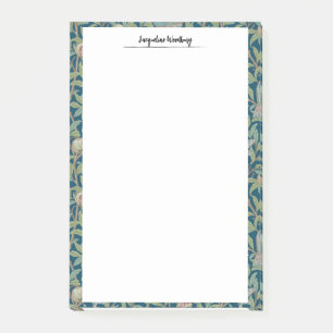 Bloco De Notas Papelaria "Pássaro e Romã" de William Morris