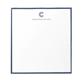 Bloco De Notas Papelaria Personalizada Clássica Moderna com Borda