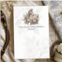 Papelaria Personalizada de Cavalo