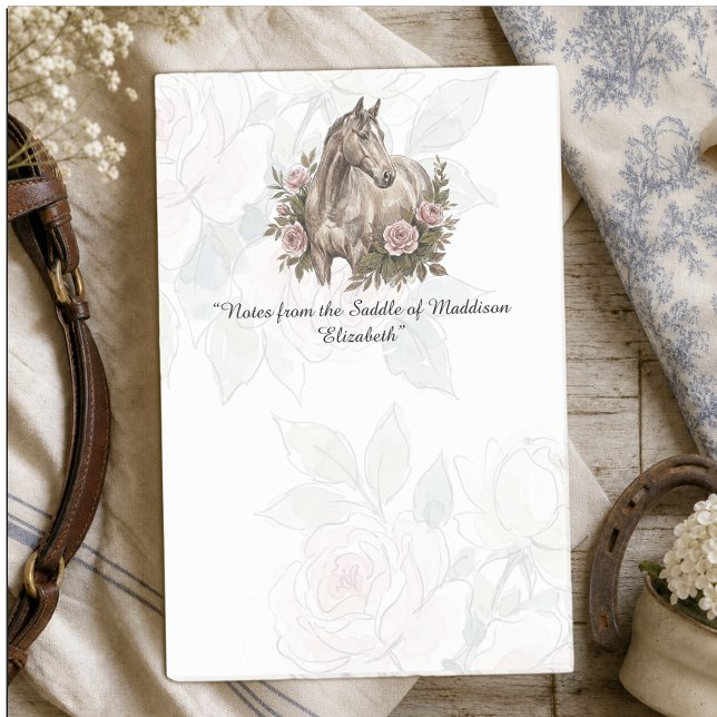 Bloco De Notas Papelaria Personalizada de Cavalo   (Criador carregado)