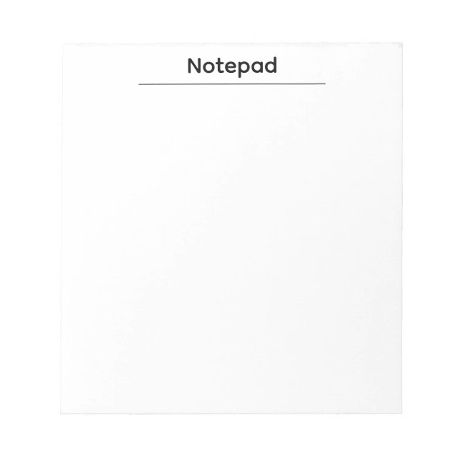 Bloco De Notas Papelaria Personalizada Empresarial  (Frente)