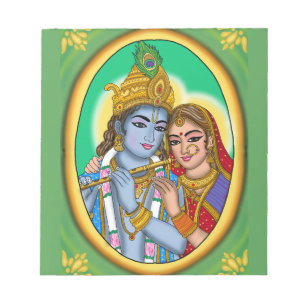 Bloco De Notas Papelaria Radha Krishna