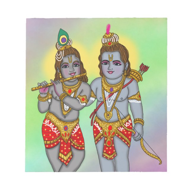Bloco De Notas Papelaria Ram & Krishna (Frente)