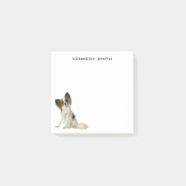 Bloco De Notas Papillon Dog Foto Personalizada de Ti-Posto