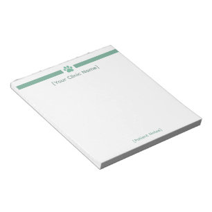 Bloco de Notas para Consultório Veterinário Logo