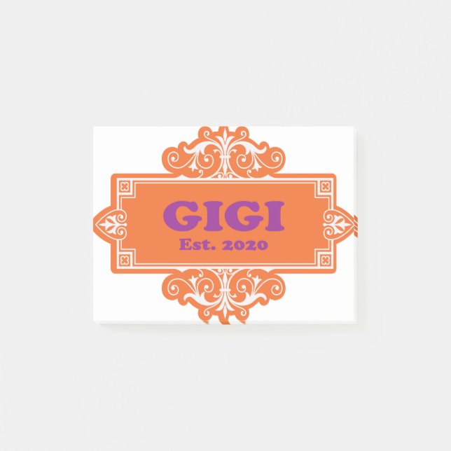 Bloco De Notas Para Esse Especial "GiGi 2020" (Frente)