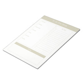 Bloco De Notas Para Fazer Esta Semana - Planejador Semanal - Taup