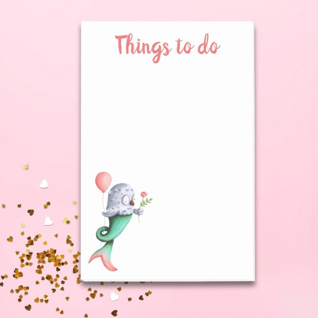 Bloco De Notas Para Fazer Sereia De Coruja Whimsical (Criador carregado)