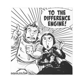 Bloco De Notas Para o painel Mecanismo de Diferença