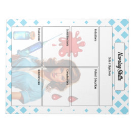 Bloco De Notas Para Uma Capacidade De Enfermagem Em Vida _