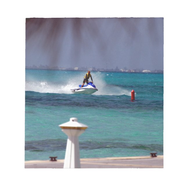 Bloco De Notas Paraíso de Jet Ski (Frente)