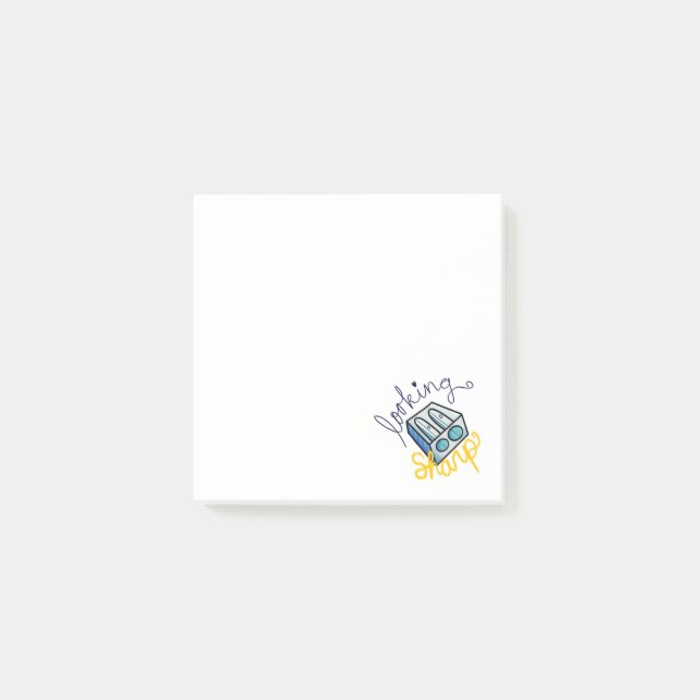 Bloco De Notas Parecendo Sharp! Posto de positividade (Frente)