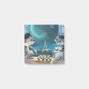 Bloco De Notas Paris nas Notas Noturnas 3" x 3"