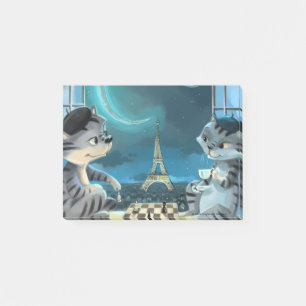 Bloco De Notas Paris nas Notas Noturnas 4 x 3"