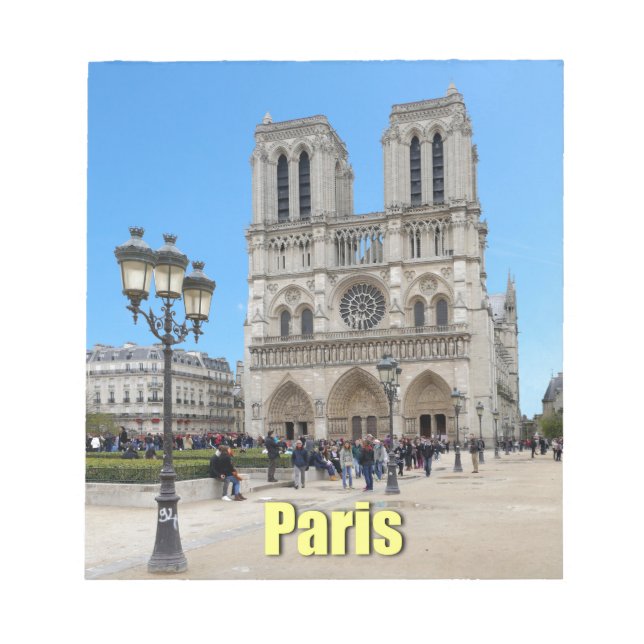 Bloco De Notas PARIS Notre Dame (Frente)