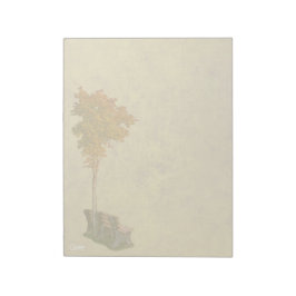 Bloco De Notas Park Bench Beneath Tree - Notepad de 11" x 8,5"