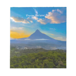 Bloco De Notas Parque Nacional Virunga, RD Congo - Vulcão