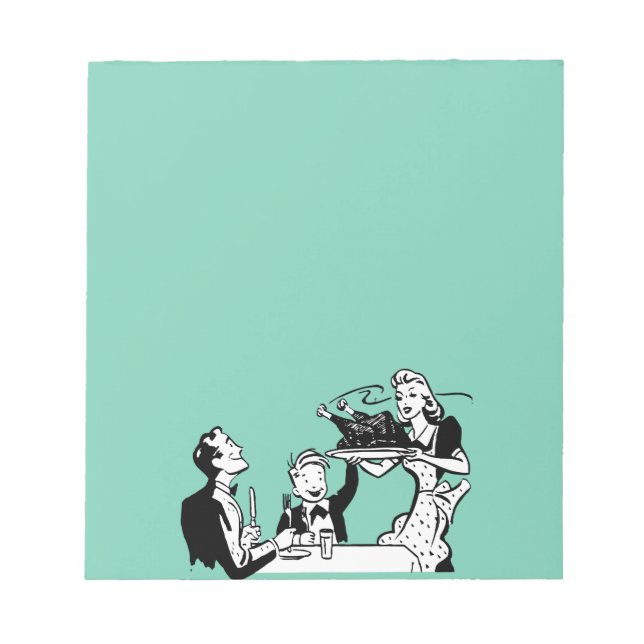 Bloco De Notas Parteira retrô (Frente)