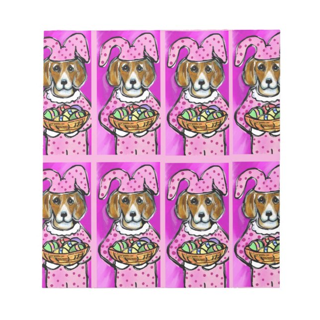 BLOCO DE NOTAS PÁSCOA BEAGLE (Frente)