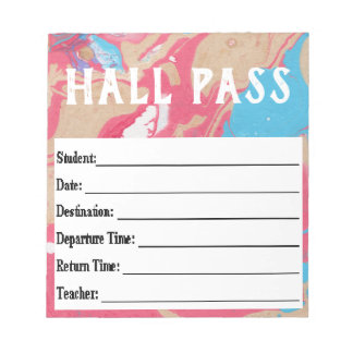 Bloco De Notas Pass Hall