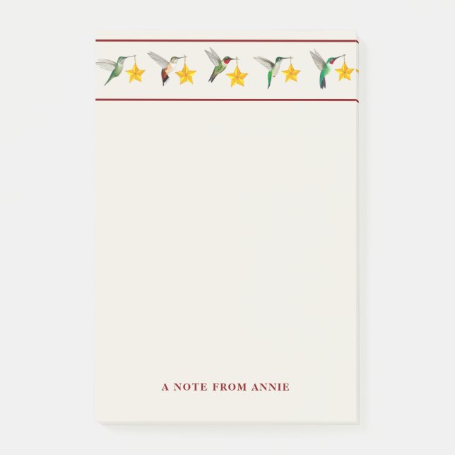 Bloco De Notas Passageiros de Natal Personalizados (Frente)