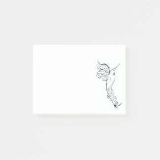 Bloco De Notas Pássaro Humming Minimalista