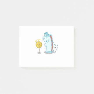 Bloco De Notas Pasta de dentes protege os doces dos lábios