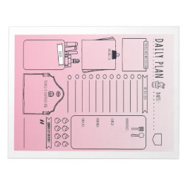 Bloco De Notas Pasta de notas diária do planejador