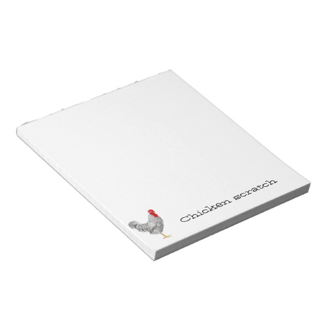 Bloco De Notas Pasta de papel arranhado em galinha (Inclinado)