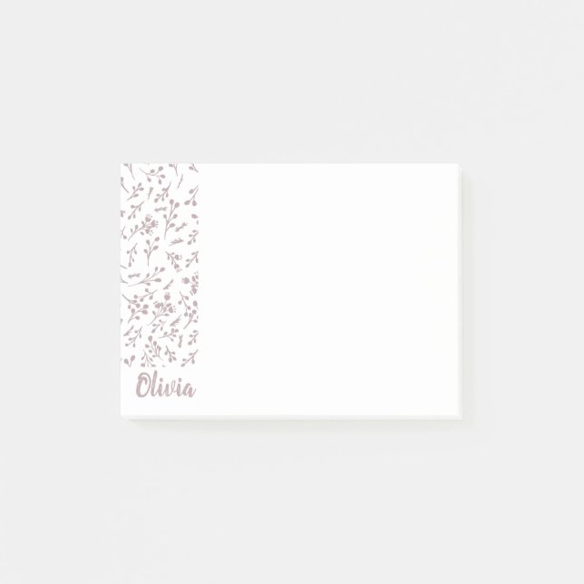 Bloco De Notas Pasta Púrpura Personalizada Folha Folha Folha Past (Frente)