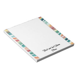 Bloco De Notas Pastel Abstrato de Aquarela