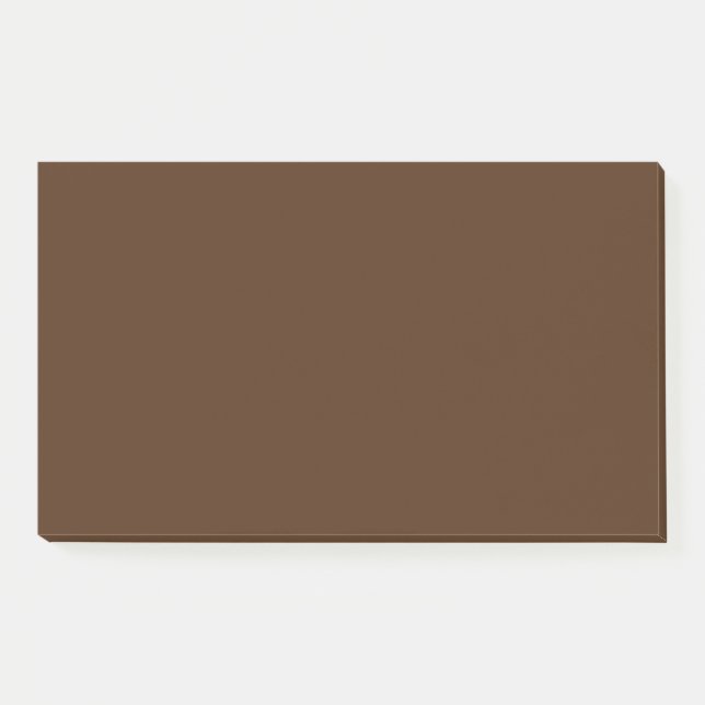 Bloco De Notas Pastel Brown,Pine Cone,Puce (Frente)