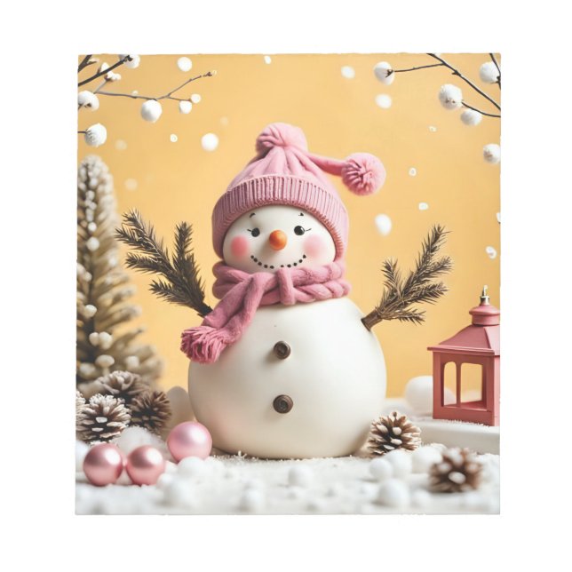 Bloco De Notas Pastel Christmas - Note Pad  (Frente)
