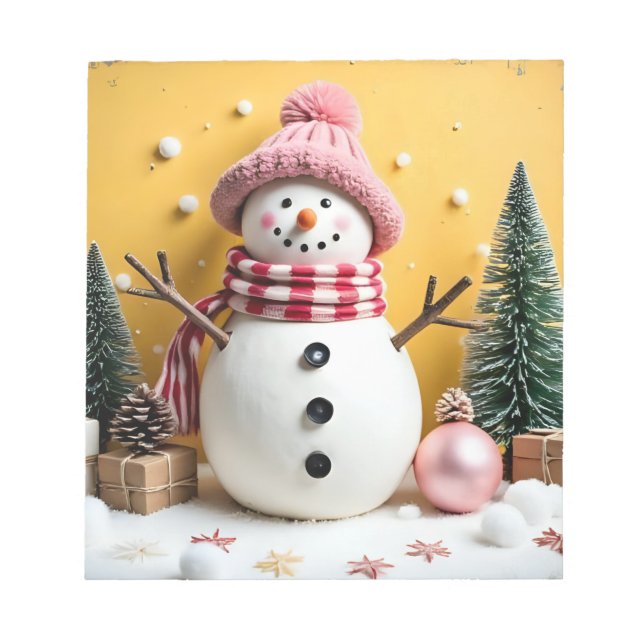 Bloco De Notas Pastel Christmas - Note Pad (Frente)