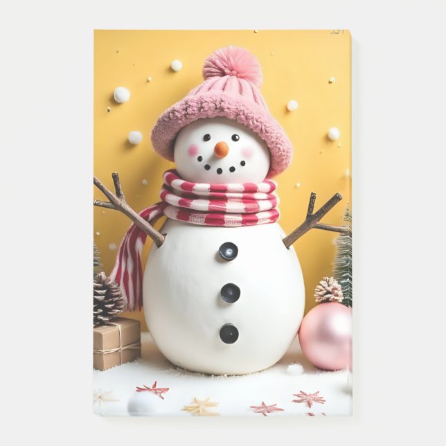 Bloco De Notas Pastel Christmas - Post-It Notes  (Frente)