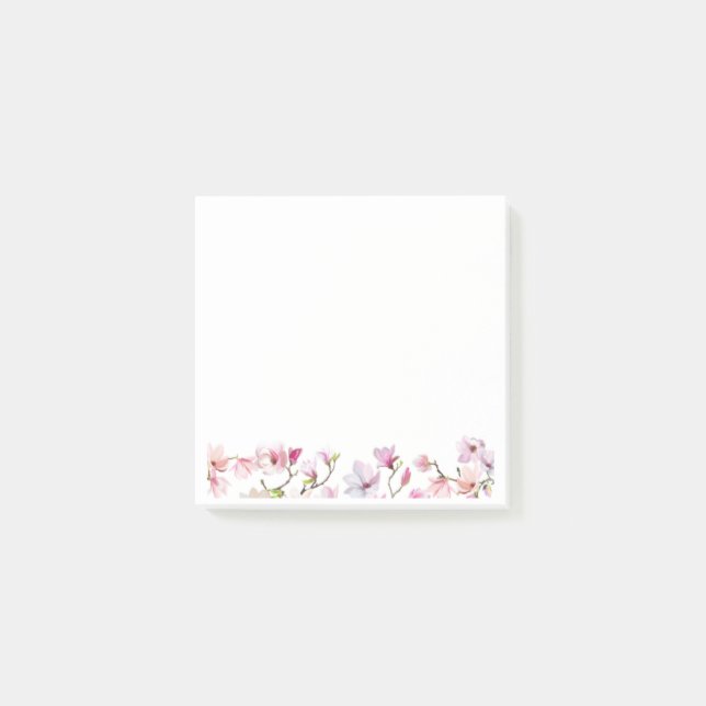 Bloco De Notas Pastel Floral  (Frente)